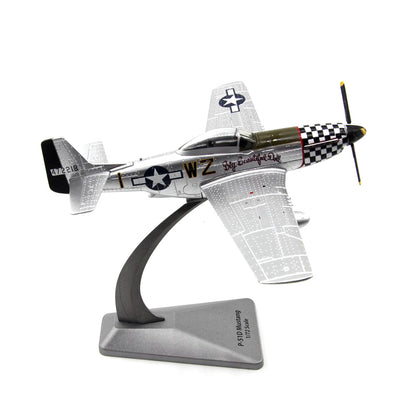 1/72 scale diecast P-51D Mustang fighter aircraft model