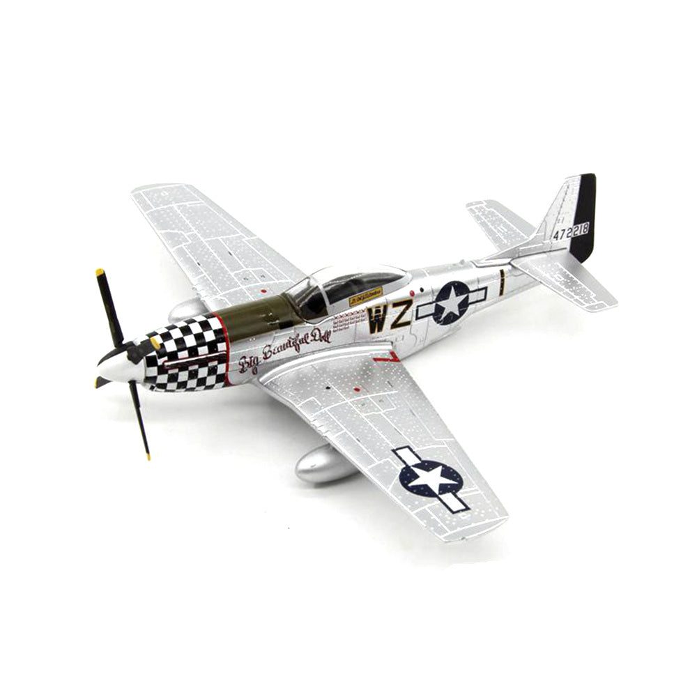 1/72 scale diecast P-51D Mustang fighter aircraft model