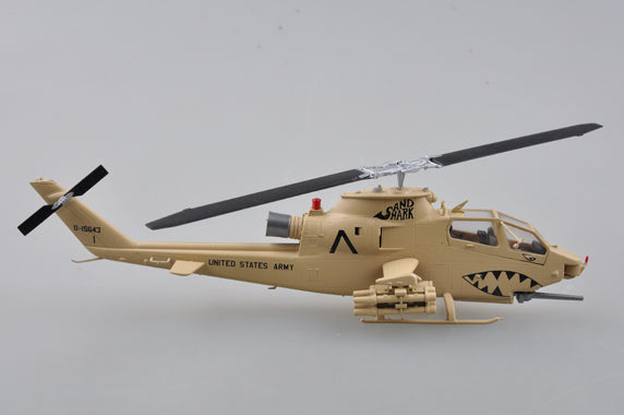 prebuilt 1/72 scale AH-1F Cobra helicopter model 37099