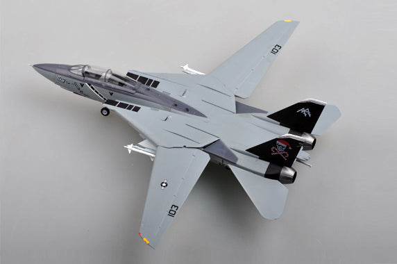 1/72 scale prebuilt F-14D Tomcat fighter aircraft model 37193