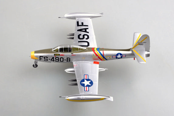 prebuilt 1/72 scale F-84E Thunderjet aircraft model 37105