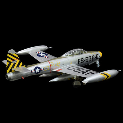 prepainted Thunderjet F-84E aircraft plastic model