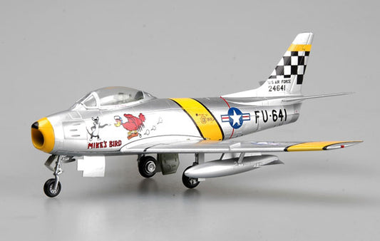 prebuilt 1/72 scale F-86F Sabre jet aircraft model 37104