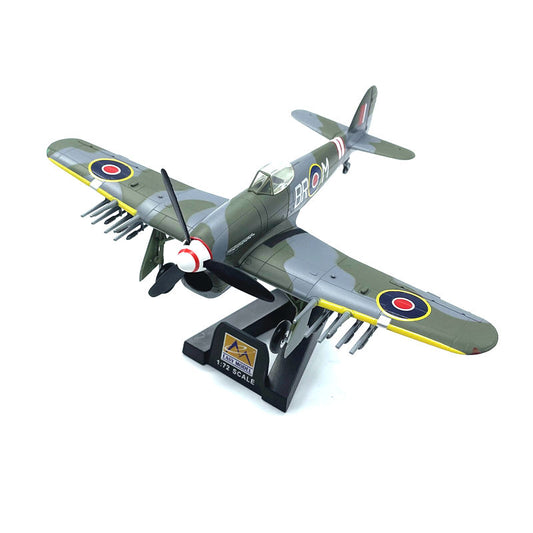 prebuilt 1/72 scale Hawker Typhoon Mk Ib fighter aircraft model 36313