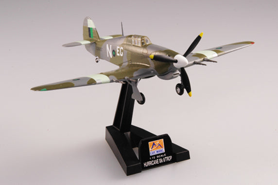 1/72 scale prebuilt Hurricane fighter plastic collectible aircraft model 37270