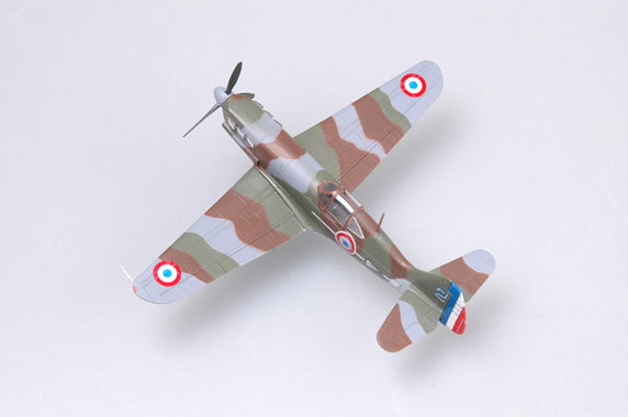 prebuilt 1/72 scale Dewoitine D.520 French fighter aircraft model 36336