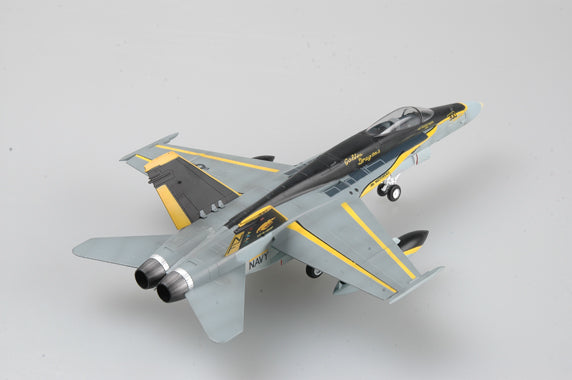 1/72 scale prebuilt F/A-18C Hornet combat jet fighter aircraft model 37116