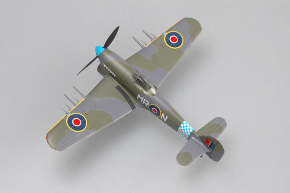 prebuilt 1/72 scale Hawker Typhoon British fighter model 36311