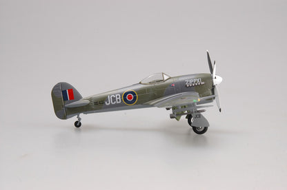 prebuilt 1/72 scale Hawker Typhoon fighter airplane model 36310