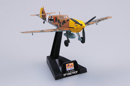 1/72 scale prebuilt Bf 109E-7 fighter plastic collectible model 37278