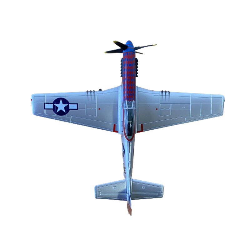 prebuilt 1/72 scale P-51D Mustang fighter airplane model 36304