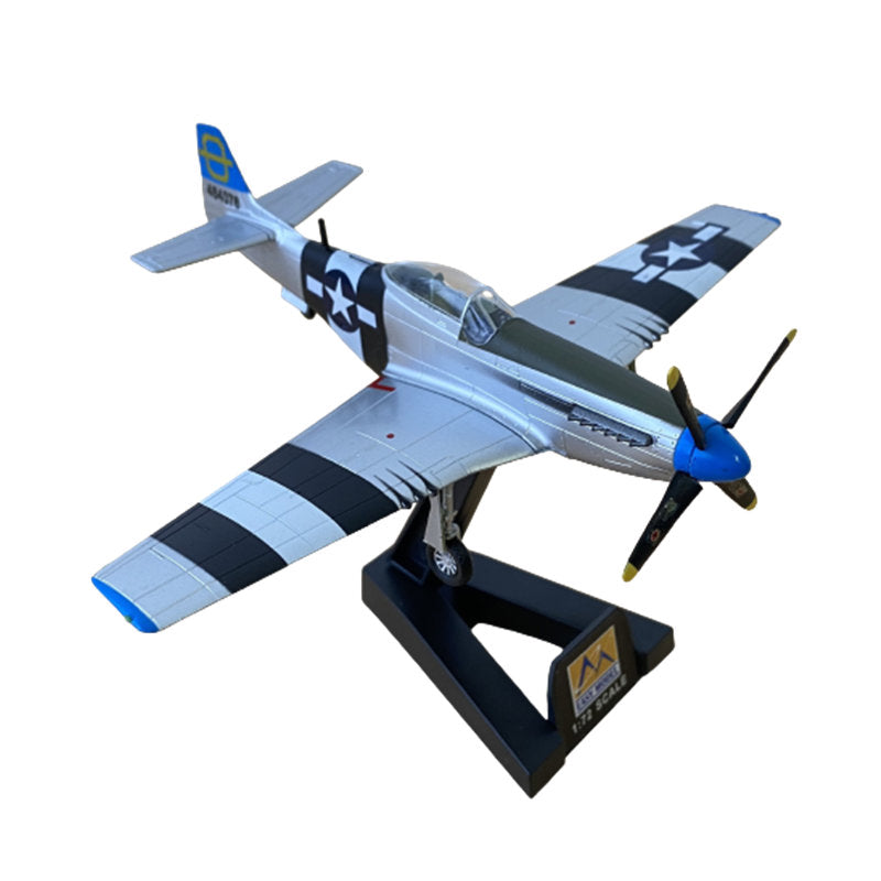 1/72 scale prebuilt P-51D Mustang fighter aircraft model 37291