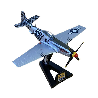 1/72 scale prebuilt P-51K Mustang fighter plastic collectible WWII model 37295