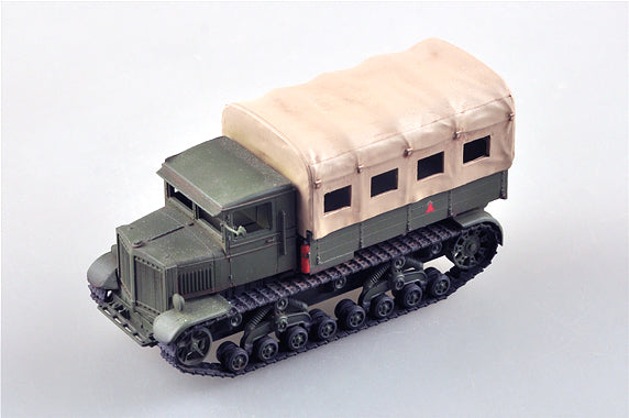 Prebuilt 1/72 Scale Soviet Voroshilovets Heavy Artillery Tractor Model 35112