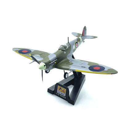 prebuilt 1/72 scale Supermaine Spitfire Mk V Fighter airplane model 37211