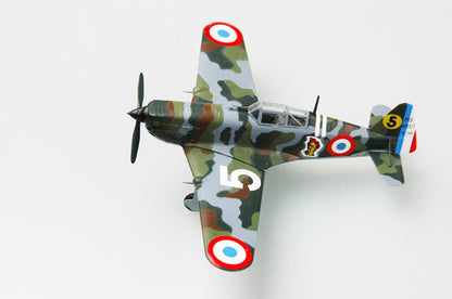 prebuilt 1/72 scale French Morane-Saulnier M.S.406 fighter airplane model 36327