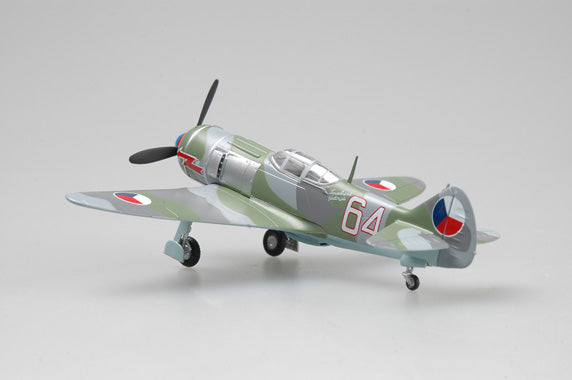 prebuilt 1/72 scale La-7 fighter airplane model 36330