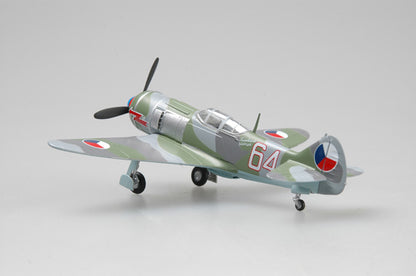 prebuilt 1/72 scale La-7 fighter airplane model 36330