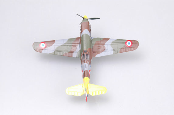 prebuilt 1/72 scale D.520 fighter aircraft model 36335