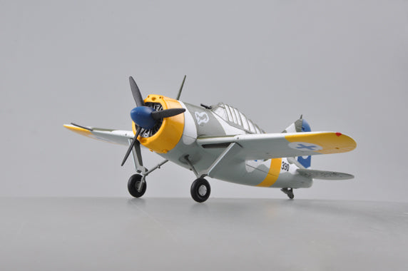 prebuilt 1/72 scale F2A-3 Buffalo aircraft model 36382