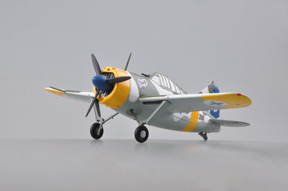 prebuilt 1/72 scale F2A-3 Buffalo aircraft model 36382