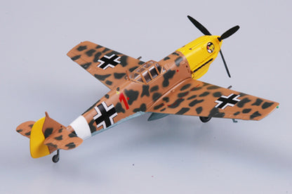 1/72 scale prebuilt Bf 109E-7 fighter plastic collectible model 37278