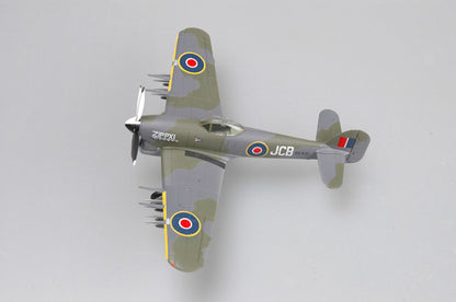 prebuilt 1/72 scale Hawker Typhoon fighter airplane model 36310