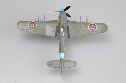 prebuilt 1/72 scale Hawker Typhoon British fighter model 36311