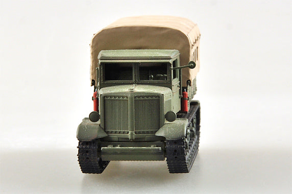 Prebuilt 1/72 Scale Soviet Voroshilovets Heavy Artillery Tractor Model 35112 frontview