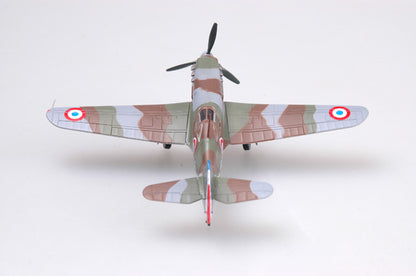 prebuilt 1/72 scale Dewoitine D.520 French fighter aircraft model 36336