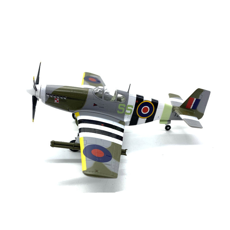 prebuilt 1/72 scale P-51B Mustang aircraft model 36356