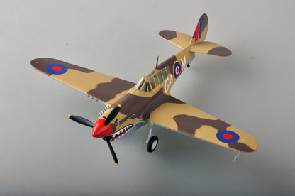 prebuilt 1/48 scale P-40 Warhawk aircraft model 39312