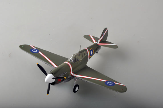 prebuilt 1/48 scale P-40 Warhawk aircraft model 39315