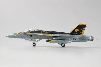 1/72 scale prebuilt F/A-18C Hornet combat jet fighter aircraft model 37116