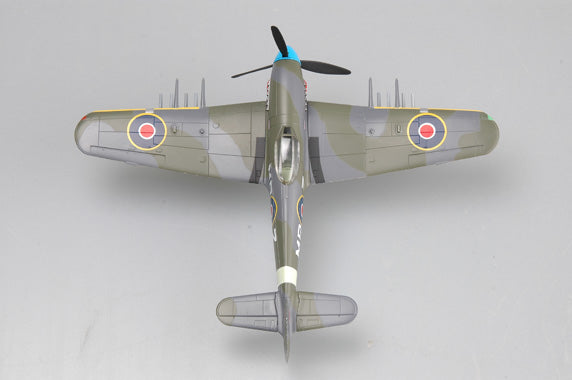 prebuilt 1/72 scale Hawker Typhoon aircraft model 36314