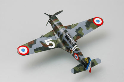 prebuilt 1/72 scale French Morane-Saulnier M.S.406 fighter airplane model 36327