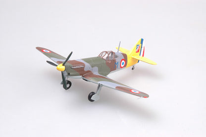 prebuilt 1/72 scale D.520 fighter aircraft model 36335