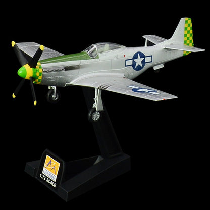 prebuilt 1/72 scale P-51D Mustang fighter airplane model 36300