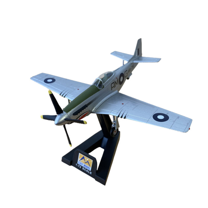 prebuilt 1/72 scale P-51D Mustang aircraft model 36302