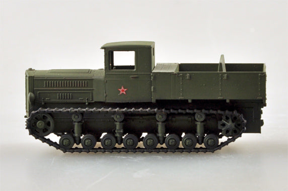 prebuilt 1/72 scale Soviet Komintern artillery tractor model 35118 side view