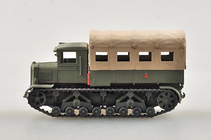 Prebuilt 1/72 Scale Soviet Voroshilovets Heavy Artillery Tractor Model 35112 left sideview