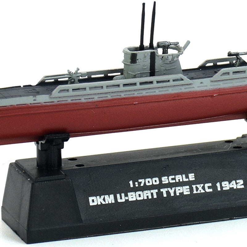 WWII German U-boat Type IXC pre-built 1/700 scale collectible plastic  submarine model
