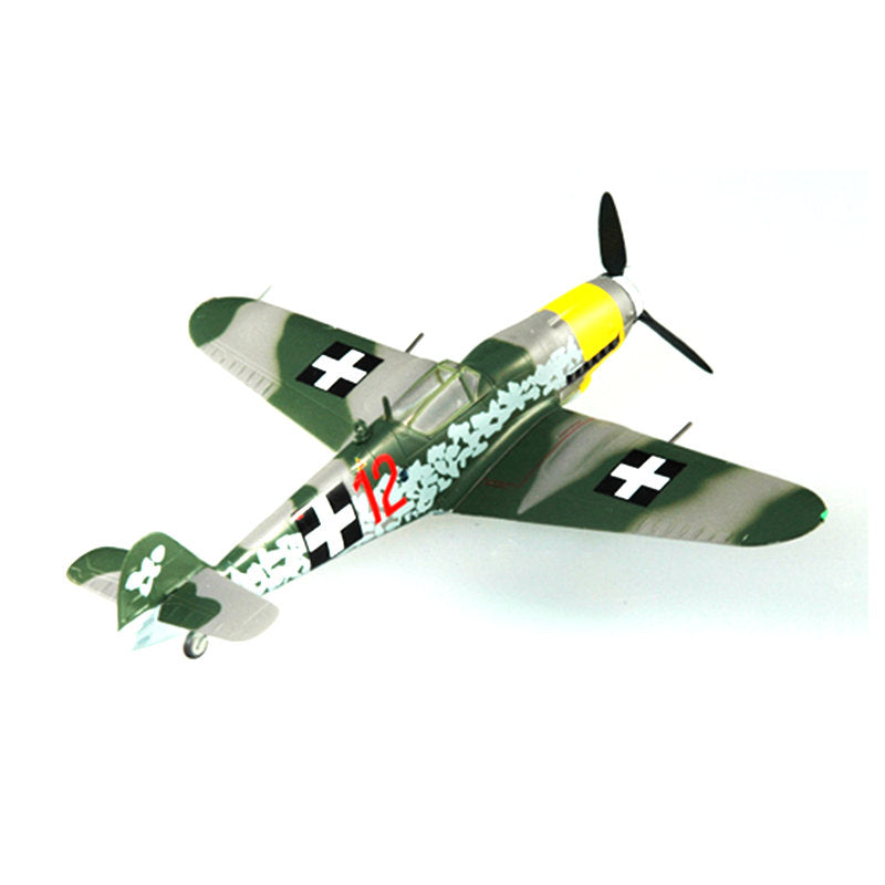 prebuilt 1/72 scale Bf 109G-10 fighter airplane model 37204