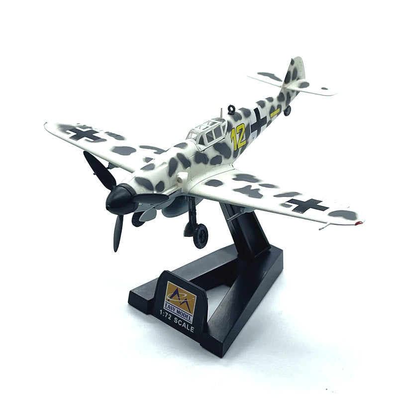 1/72 scale prebuilt Bf 109G-2 WWII fighter aircraft model 37254