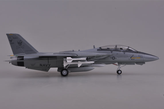 prebuilt 1/72 scale F-14B Tomcat fighter aircraft model 37188