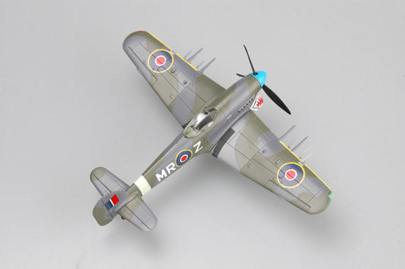 prebuilt 1/72 scale Hawker Typhoon aircraft model 36314