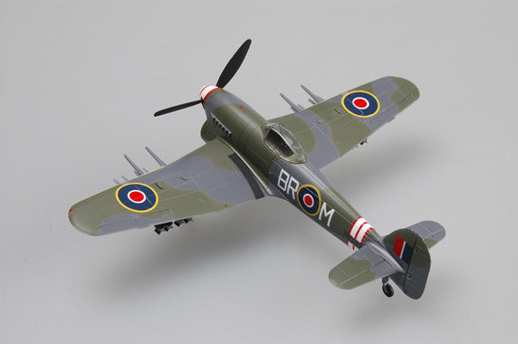 prebuilt 1/72 scale Hawker Typhoon Mk Ib fighter aircraft model 36313