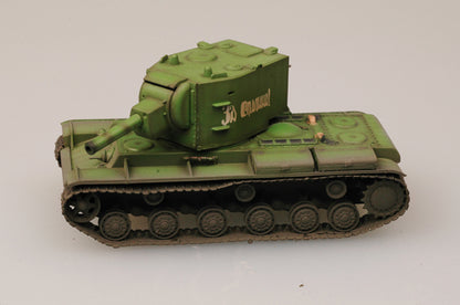 1/72 scale prebuilt KV-2 Soviet heavy tank model 36282