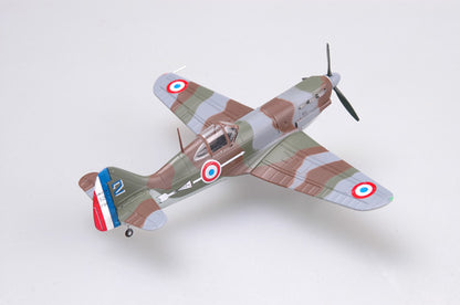 prebuilt 1/72 scale Dewoitine D.520 French fighter aircraft model 36336