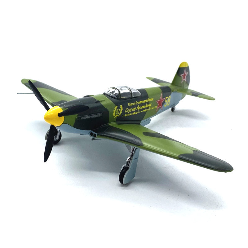 1/72 scale prebuilt Yak-3 Soviet fighter aircraft model 37227